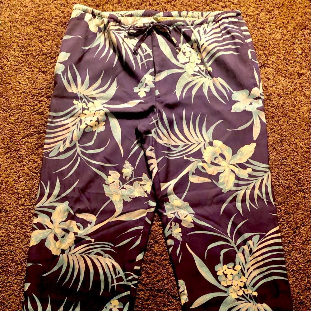 Tommy Bahama Women’s M silk Island Floral pants